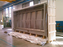 Imballaggi legno cassa verticale
